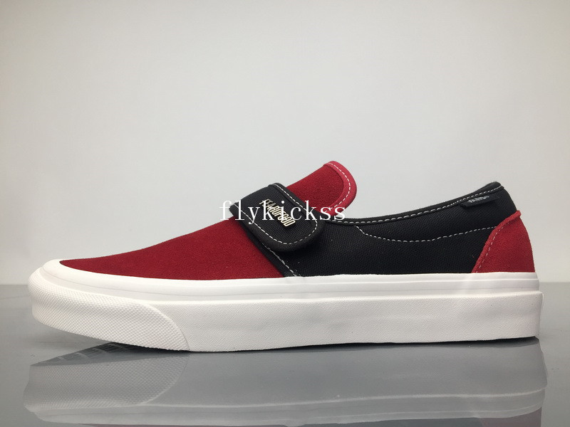 Fear of God x Vans Slip-On VN0A3MQ5NP4H Red